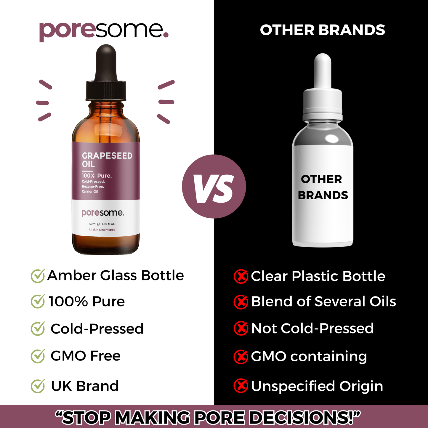 Grapeseed Oil 100% Pure